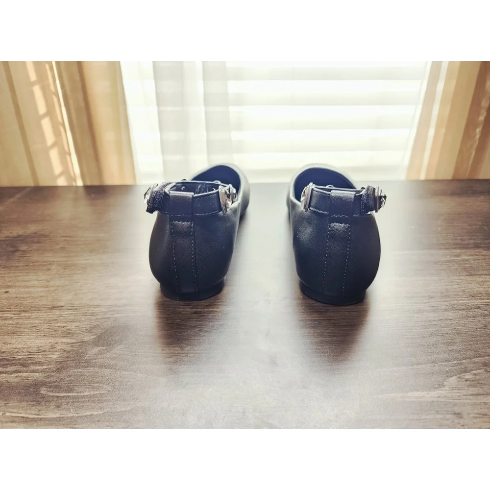 Seychelles Women Embellished Ballet Flats Moccasins - 7 WIDE - BLACK